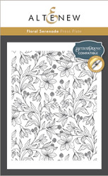 Altenew Press Plate Floral Serenade -levy