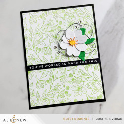 Altenew Press Plate Floral Serenade -levy