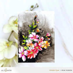 Altenew Press Plate Lovely Flowers -levy