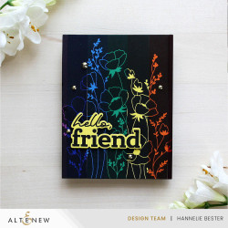 Altenew Press Plate Wildflower Whispers -levy