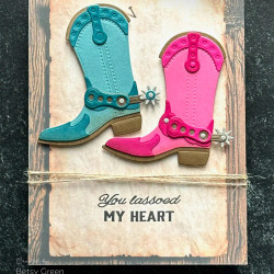 Honey Bee Stamps stanssi Lovely Layers: Western Wear