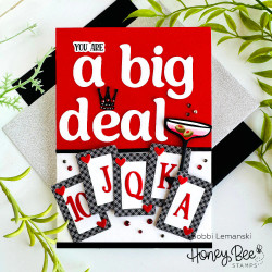 Honey Bee Stamps stanssi Lovely Layers: Playing Cards