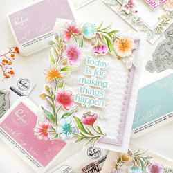 Pinkfresh Studio sapluunasetti Breezy Blossoms