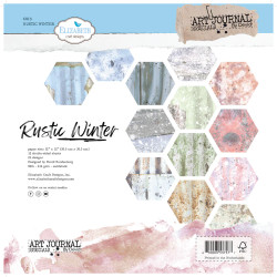 Elizabeth Craft Designs Rustic Winter -paperipakkaus, 12