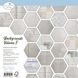 Elizabeth Craft Designs Backgrounds Volume 5 -paperipakkaus, 12