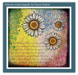 Lavinia Stamps leimasin Sunflower Heads