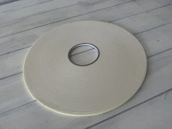 Kohoteippi, valkoinen, 0.5 cm x 2 mm x 33 m