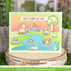 Lawn Fawn stanssi Riverside Backdrop Landscape