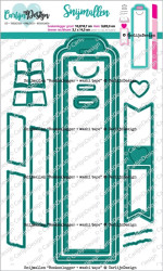 CarlijnDesign stanssi Bookmark & Washi Tape