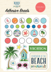 Carta Bella Beach Town Decorative Brads -koristeet