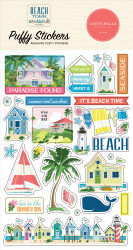 Carta Bella Beach Town Puffy -tarrat