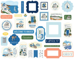 Carta Bella Greece Ephemera, leikekuvat