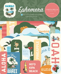 Carta Bella Hawaii Ephemera, leikekuvat