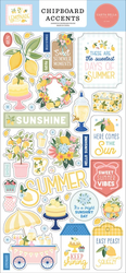 Carta Bella Lemonade Chipboard Accents -tarrat