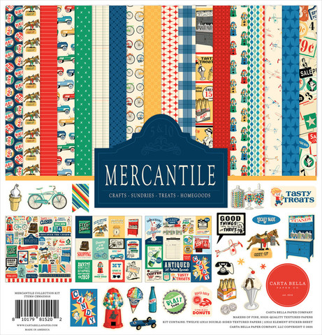 Carta Bella Mercahntile -paperipakkaus, 12