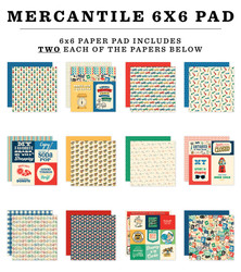 Carta Bella Mercantile -paperipakkaus, 6