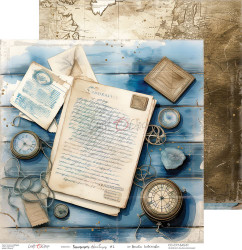 Craft O'clock paperipakkaus Summer Adventures, 12