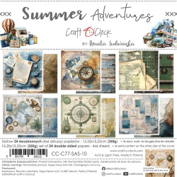 Craft O'clock paperipakkaus Summer Adventures, 6