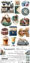 Craft O'clock paperipakkaus Summer Adventures, Chill & Relax, 6