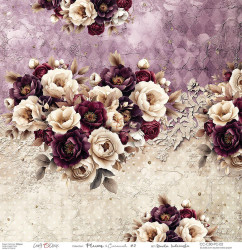 Craft O'clock skräppipaperi Plum & Caramel 02