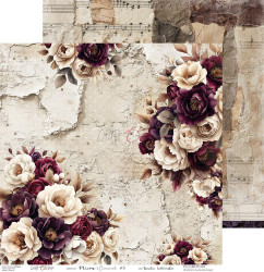 Craft O'clock skräppipaperi Plum & Caramel 03