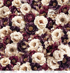 Craft O'clock skräppipaperi Plum & Caramel 06