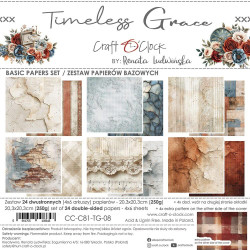Craft O'clock paperipakkaus Timeless Grace, Basic, 8