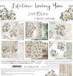 Craft O'clock paperipakkaus Lifetime Loving You, 12