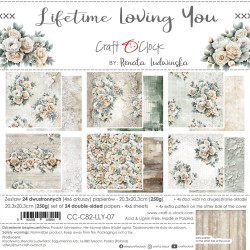 Craft O'clock paperipakkaus Lifetime Loving You, 8