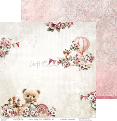 Craft O'clock skräppipaperi Baby Girl Universe 03