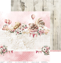 Craft O'clock skräppipaperi Baby Girl Universe 04