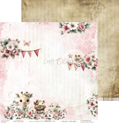 Craft O'clock skräppipaperi Baby Girl Universe 06