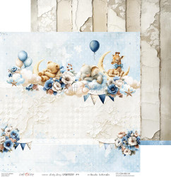 Craft O'clock skräppipaperi Baby Boy Universe 04