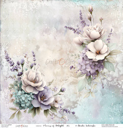 Craft O'clock skräppipaperi Flowers of Delight 01