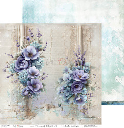 Craft O'clock skräppipaperi Flowers of Delight 03