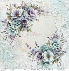 Craft O'clock skräppipaperi Flowers of Delight 04