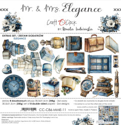 Craft O'clock paperipakkaus Mr. And Mrs. Elegance, Elegance, 12