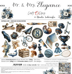 Craft O'clock paperipakkaus Mr. And Mrs. Elegance, Hobby, 12