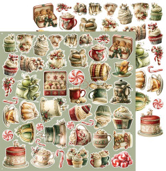 Craft O'clock paperipakkaus Spirit of Christmas, Christmas, 12
