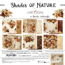 Craft O'clock paperipakkaus Shades of Nature, 8