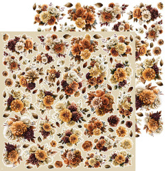 Craft O'clock paperipakkaus Shades of Nature, Flowers & More, 12