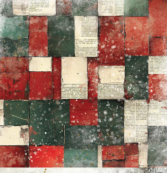 Craft O'clock skräppipaperi Oh, Christmas Night! 01