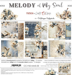 Craft O'clock paperipakkaus Melody Of My Soul, 12