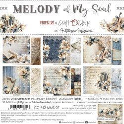 Craft O'clock paperipakkaus Melody Of My Soul,, 8
