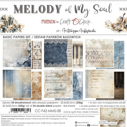 Craft O'clock paperipakkaus Melody Of My Soul, Basic, 8