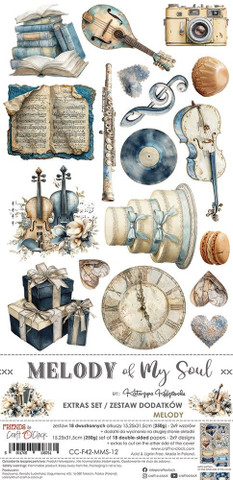 Craft O'clock paperipakkaus Melody Of My Soul, Melody, 6