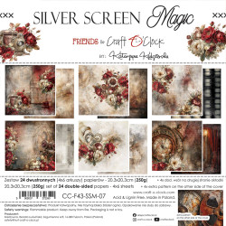 Craft O'clock paperipakkaus Silver Screen Magic, 8