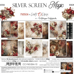 Craft O'clock paperipakkaus Silver Screen Magic, 6