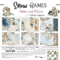 Craft O'clock paperipakkaus Snow Games, 8