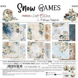 Craft O'clock paperipakkaus Snow Games, 6